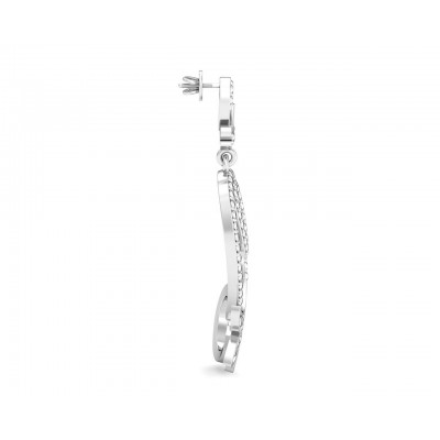 Cady Brilliant Diamond Earrings in Gold